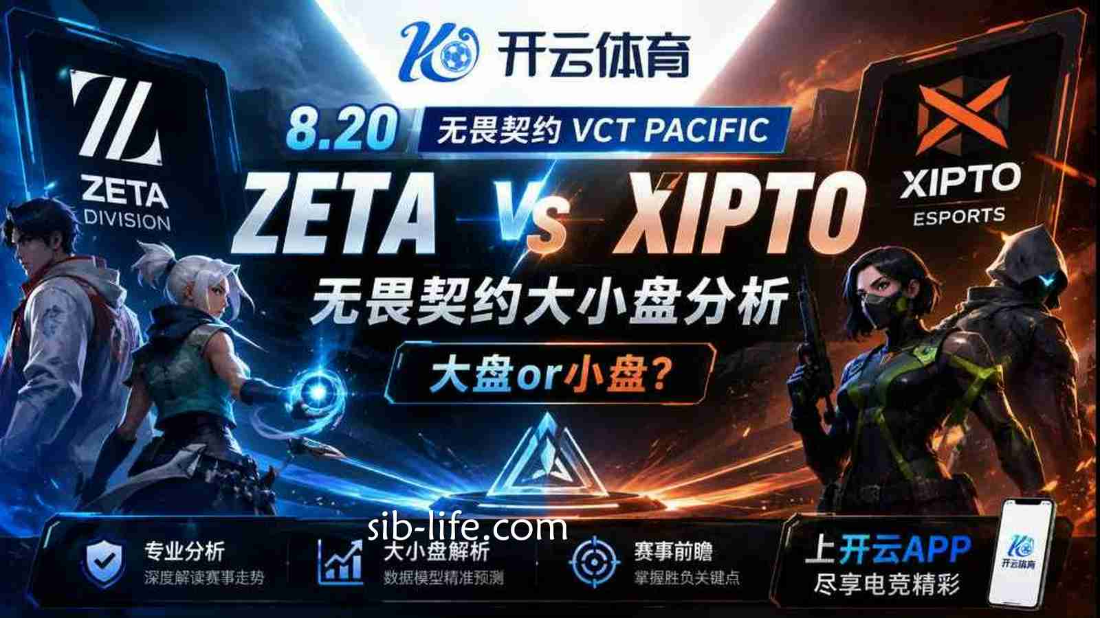 开云体育《无畏契约》8.20 ZETA VS Xipto:大小盘分析
