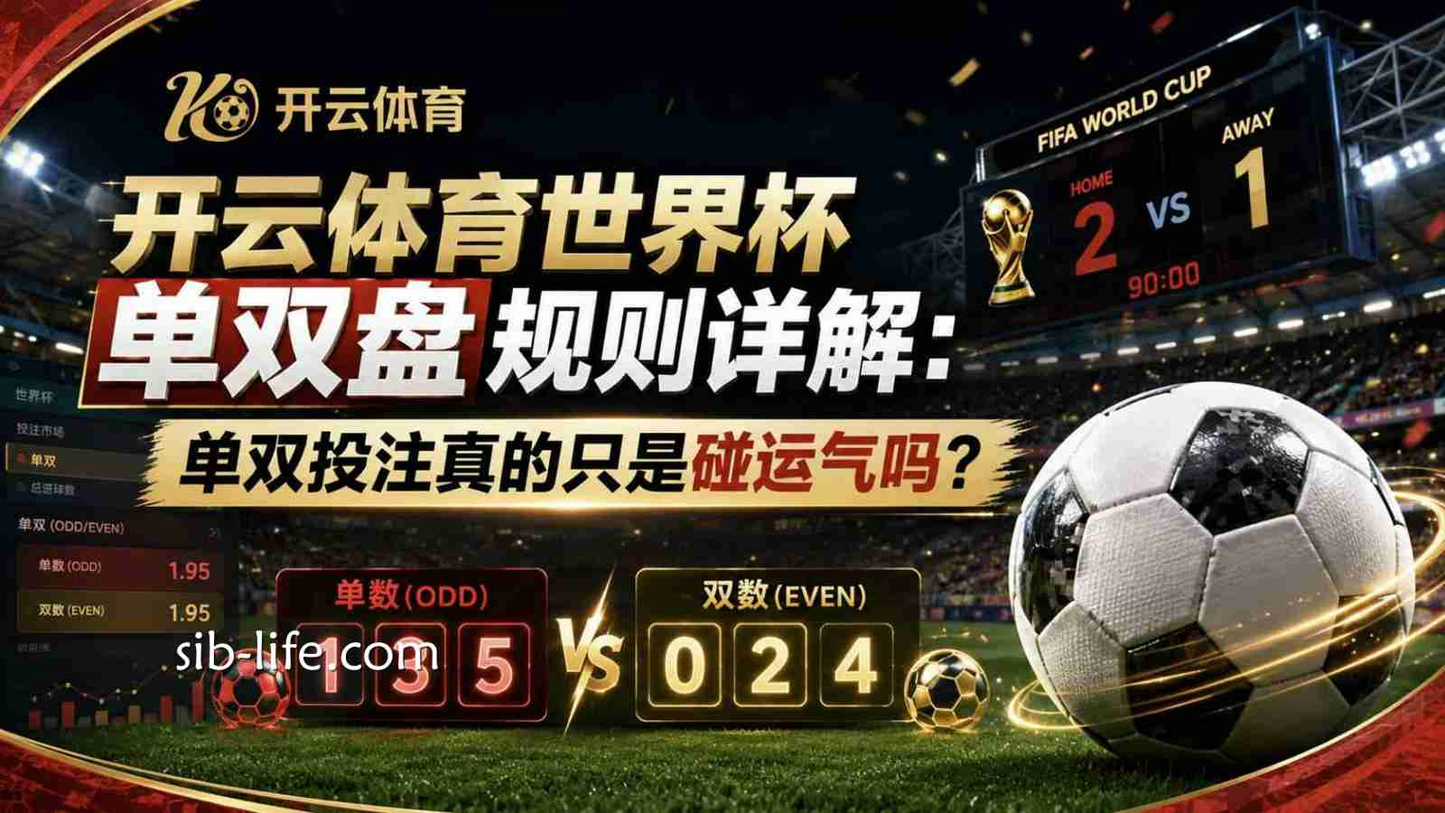 开云体育世界杯单双盘规则详解：单双投注真的只是碰运气吗？