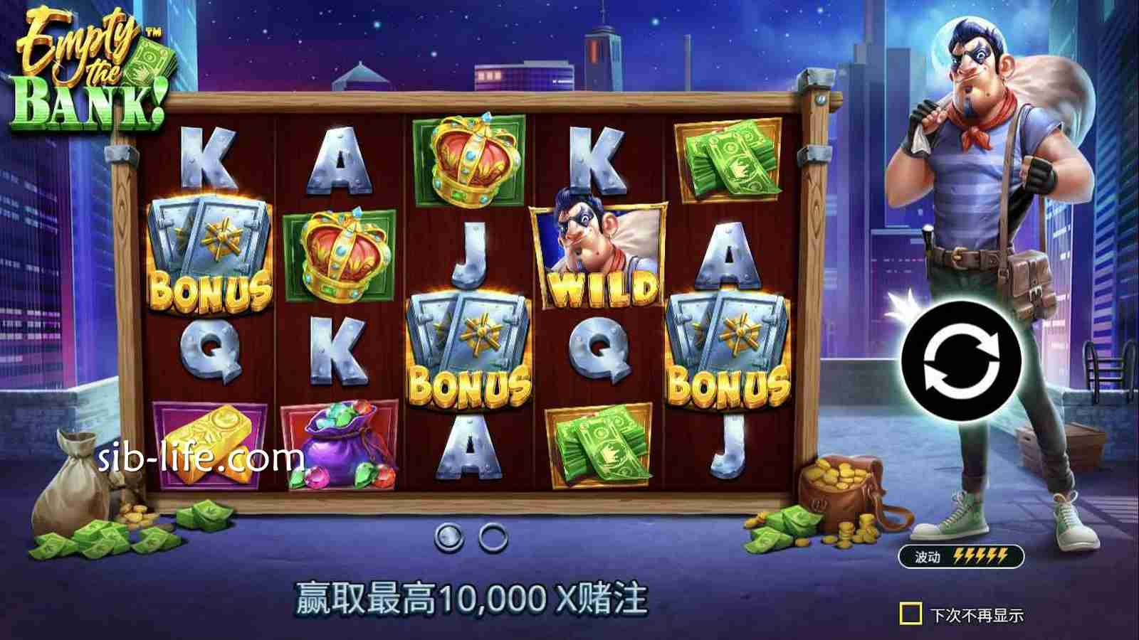 开云体育《盗空银行》评测:10,000倍大奖PP老虎机究竟有多刺激?