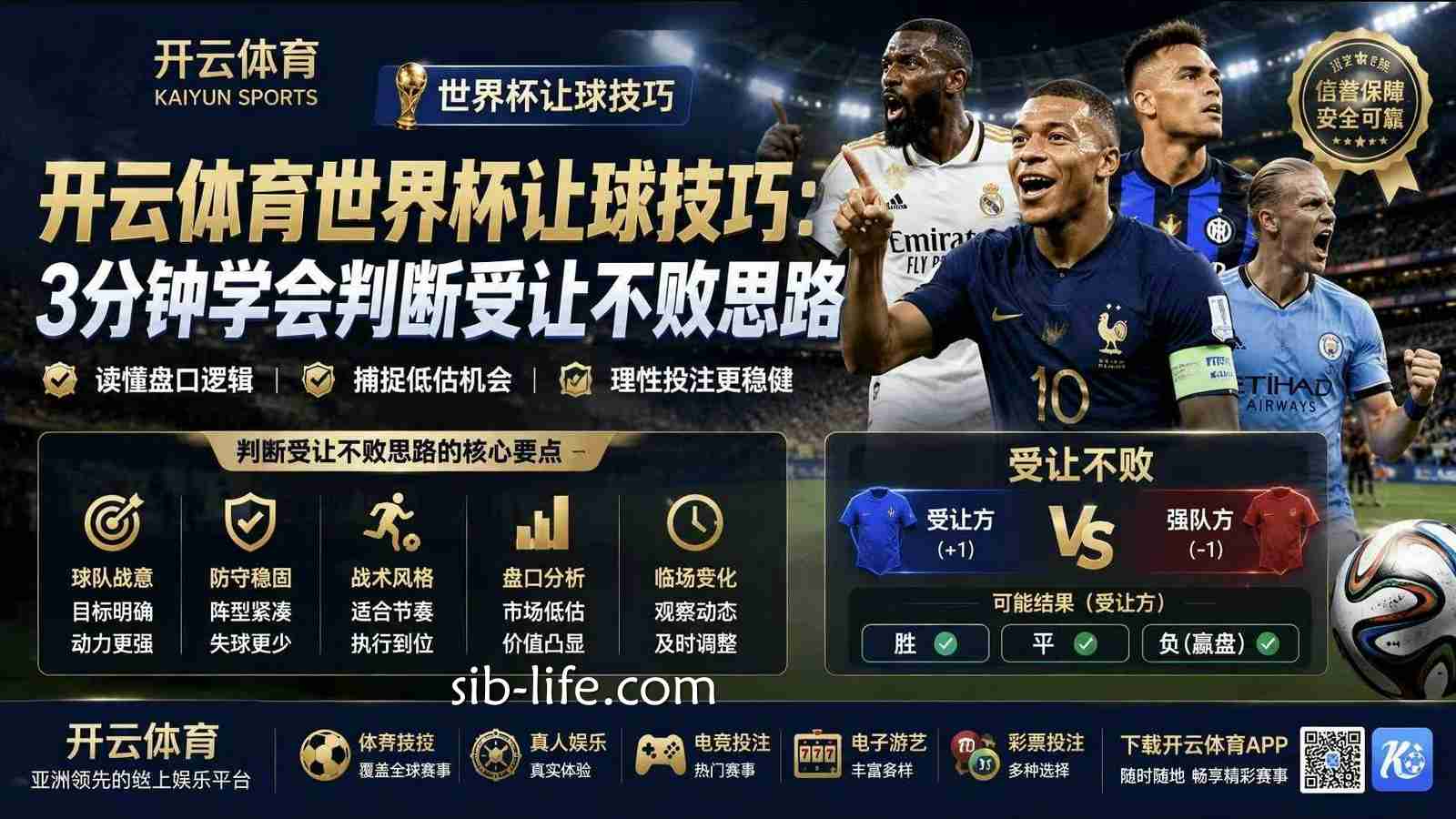 开云体育世界杯让球技巧:3分钟学会判断受让不败思路