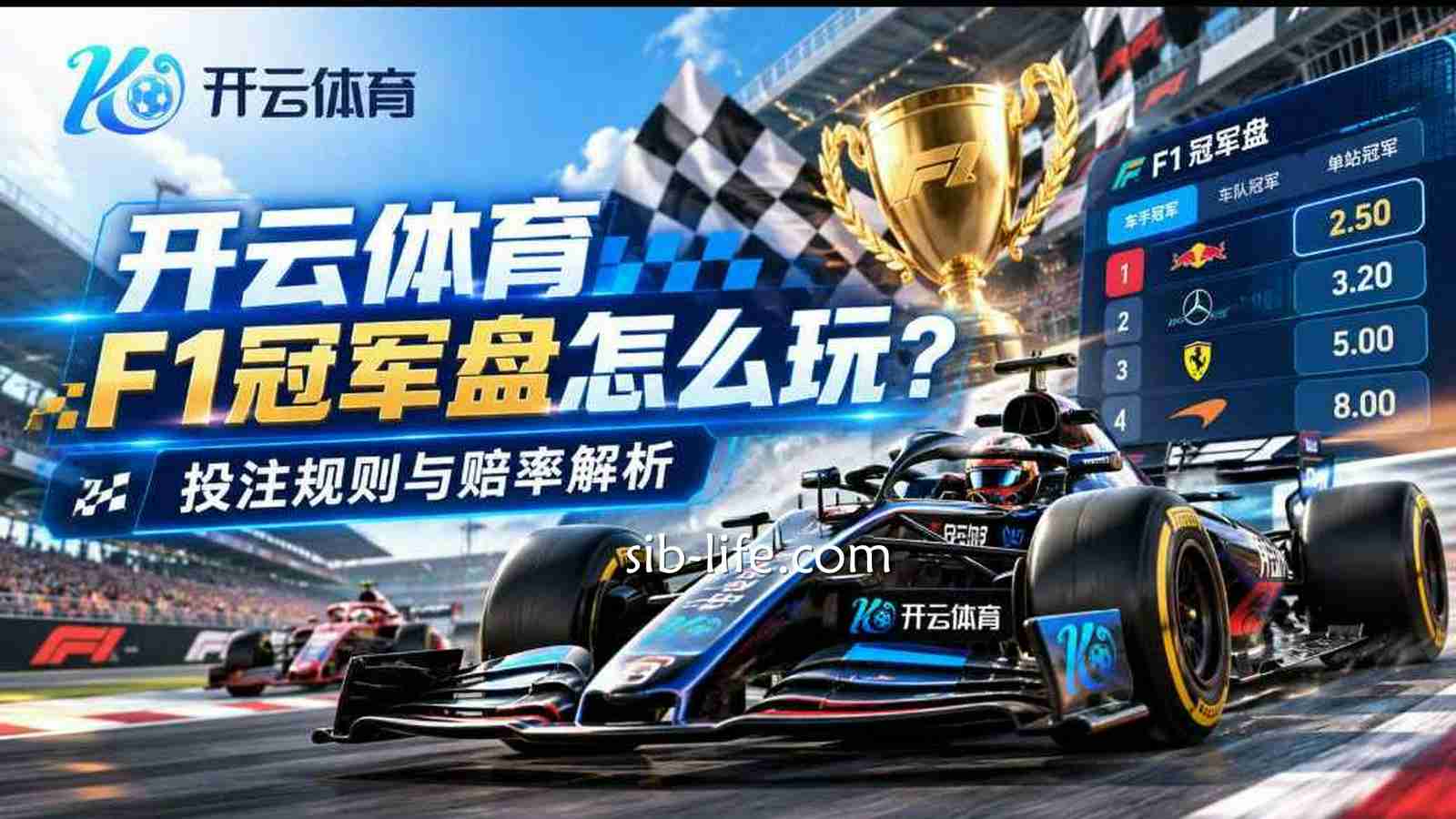 开云体育F1冠军盘怎么玩?投注规则与赔率解析