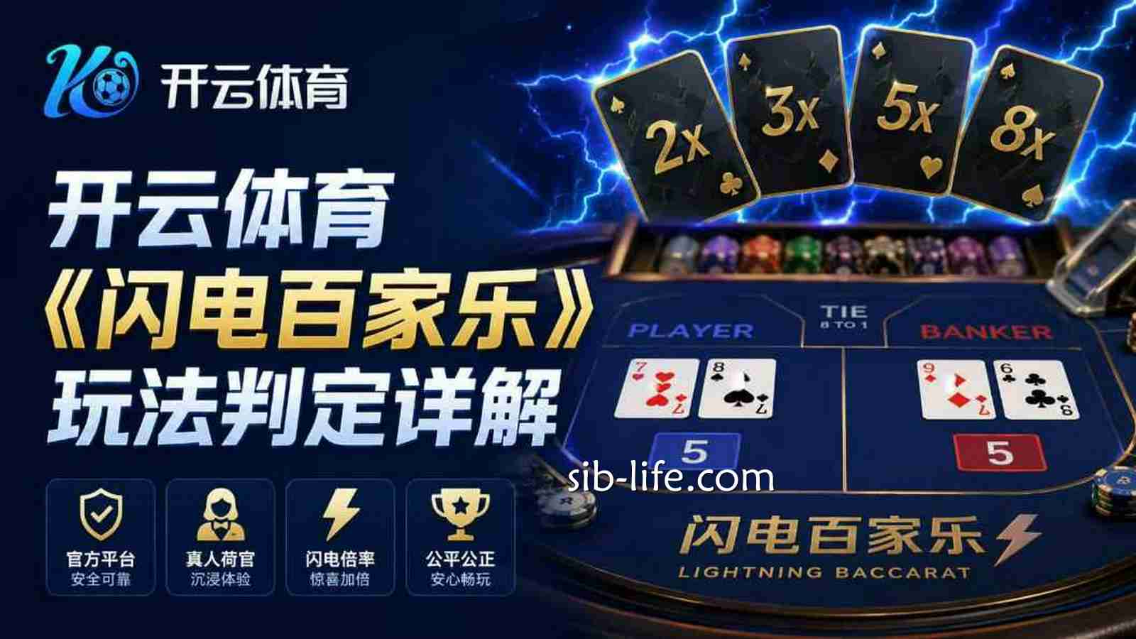 开云体育真人《闪电百家乐》玩法判定详解