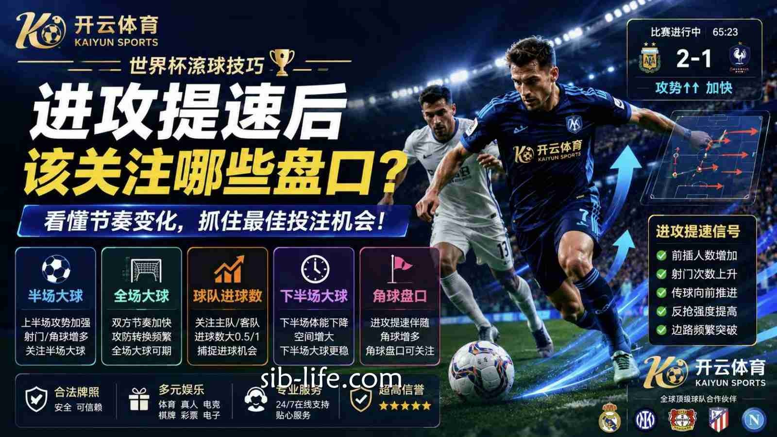 开云体育世界杯滚球技巧:进攻提速后该关注哪些盘口?